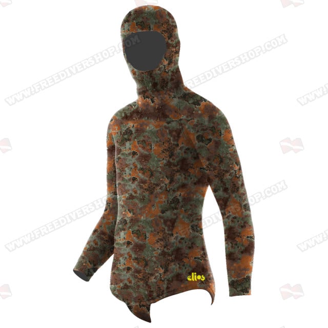 Elios Reef Camouflage Hoodie Jacket