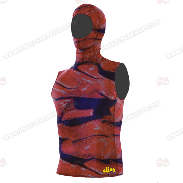 Elios Hyperstretch Stone Camouflage Hoodie Dive Vest