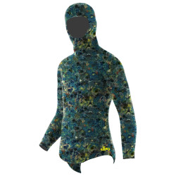 Elios Blue Reef Camouflage Hoodie Jacket