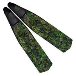 Quwack Green Camouflage Carbon Fins