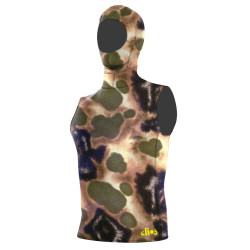 Elios Classic Brown Hydro Camouflage Hoodie Dive Vest