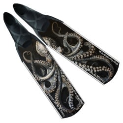 Deep Dive Xtasy Grey Octopus Performance Carbon Fins