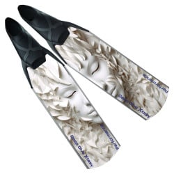 Deep Dive Xtasy Pure White Performance Carbon Fins