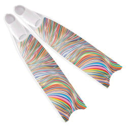 Leaderfins Neon Rainbow Fins - Limited Edition