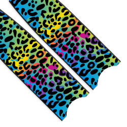 Leaderfins Rainbow Cheetah Blades - Limited Edition