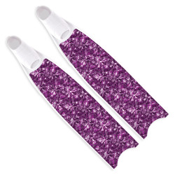 Leaderfins Violet Sparkle Fins - Limited Edition