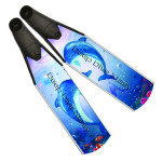 Deep Dive Xtasy Dolphin Reef Performance Carbon Fins