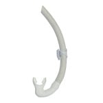 Leaderfins L1 White Flexible Snorkel