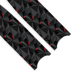 Leaderfins Red Polygon Blades - Limited Edition