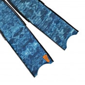 Leaderfins Blue Camouflage Fin Blades
