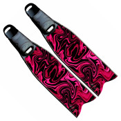 Mocco Pink Onyx Compact Freediving Fins