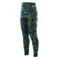 Elios Blue Reef Camouflage High Waist Pants