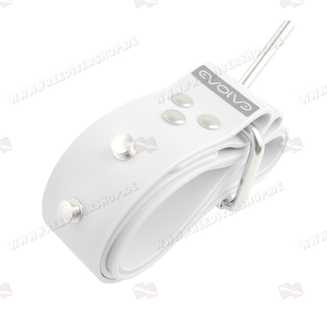 EVO Apnea Pure White Silicone Weight Belt