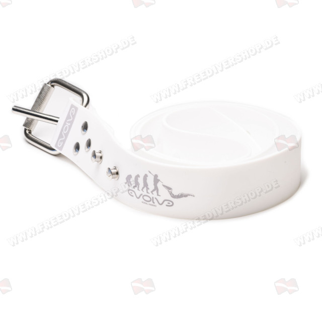 Evolve Pure White Summer Silicone Weight Belt