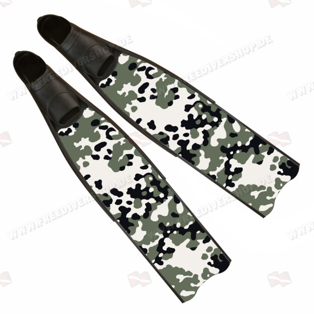 Iceberg Winter Camo Freediving Fins
