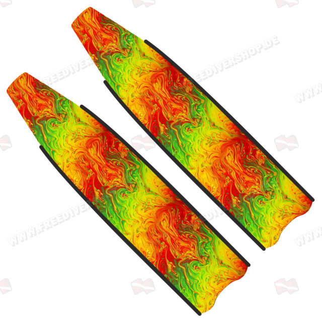 Iceberg Acid Camo Freediving Blades