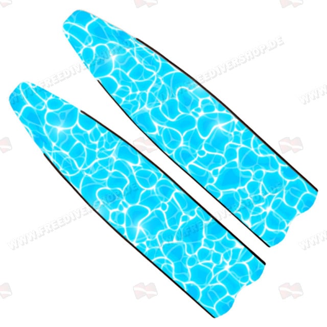 Iceberg Blue Camo Freediving Blades
