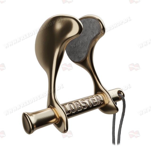 Lobster 24k Gold Ergonomic Nose Clip