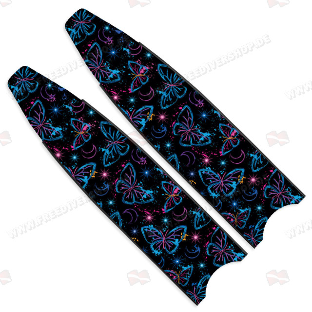 Leaderfins Wave Camouflage Black Fin Blades