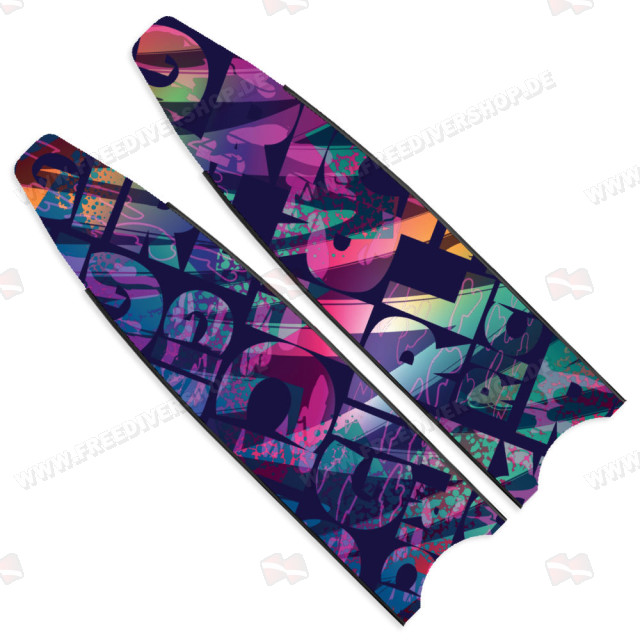 Leaderfins Wave Camouflage Black Fin Blades