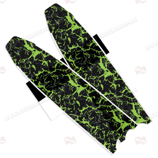 Leaderfins Wave Camouflage Black Fin Blades