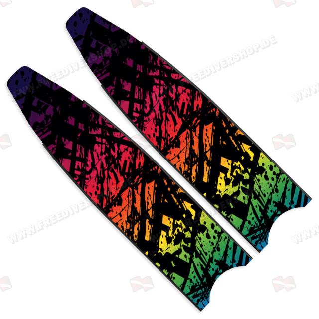 Leaderfins Wave Camouflage Black Fin Blades