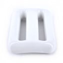 0.5 kg / 1.1 lbs White Rubber Coated Belt Weight