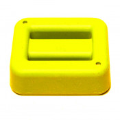 1 kg / 2.2 lbs Yellow Rubber Coated Belt Weight